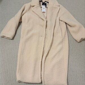 Zara Cream Teddy Jacket
